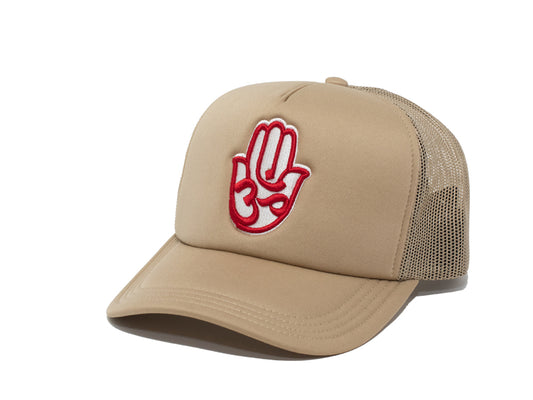 CLASSIC TRUCKER TAN/BLANCO/ROJO