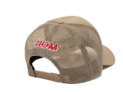 CLASSIC TRUCKER TAN/WHITE/RED