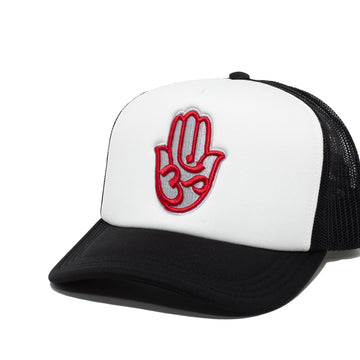 TRUCKER CLÁSICO NEGRO/BLANCO/GRIS/ROJO