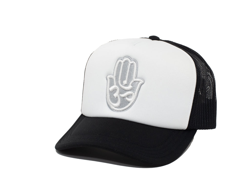 TRUCKER CLÁSICO NEGRO/BLANCO/GRIS