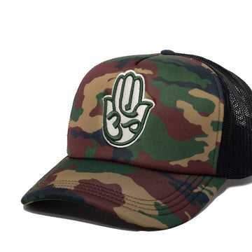 CLASSIC TRUCKER CAMO/NEGRO/BLANCO/VERDE OSCURO