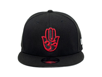 SNAPBACK CLÁSICO NEGRO/ROJO